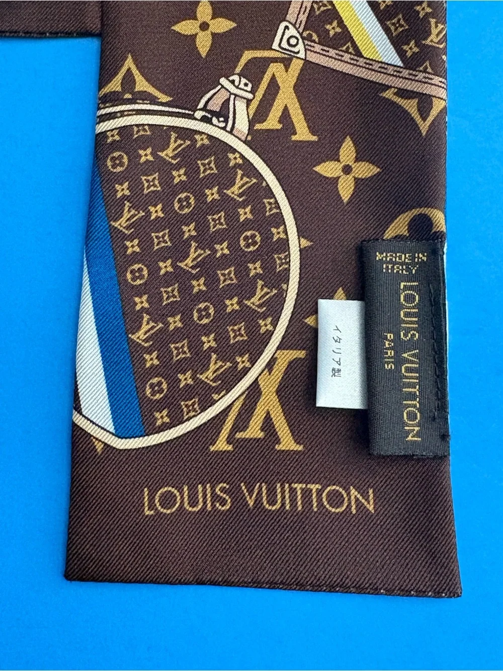 🌼 Louis Vuitton Steamer Trunks Silk Bandeau - with Box